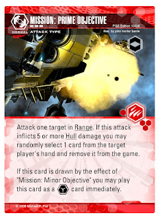 Dog Fight: Starship Edition ATTACK card Mission Prime Objective