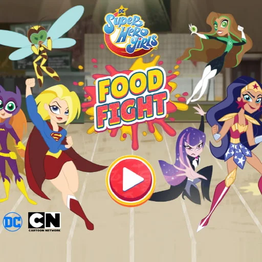 Jogo DC Super Hero Girls Food Fight grátis