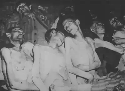 جثث بشرية لأسرى تم إجراء تجارب عليهم من السلطات النازية في الحرب العالمية الثانية