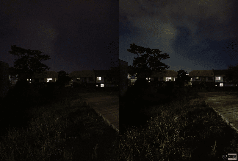 Auto low light vs Night mode