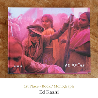 picture of the cover of Ed Kashi Abandoned Moments book with villagers celebrating Ganpati Festiva