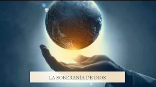 La soberanía de Dios. Una mano sosteniendo el mundo