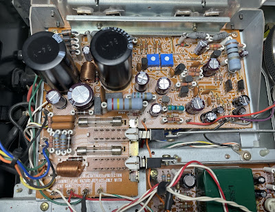 Marantz 2218_Main Amp & Power Supply Board (P700)_after servicing