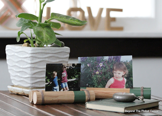 Easy DIY Tabletop Photo Holder