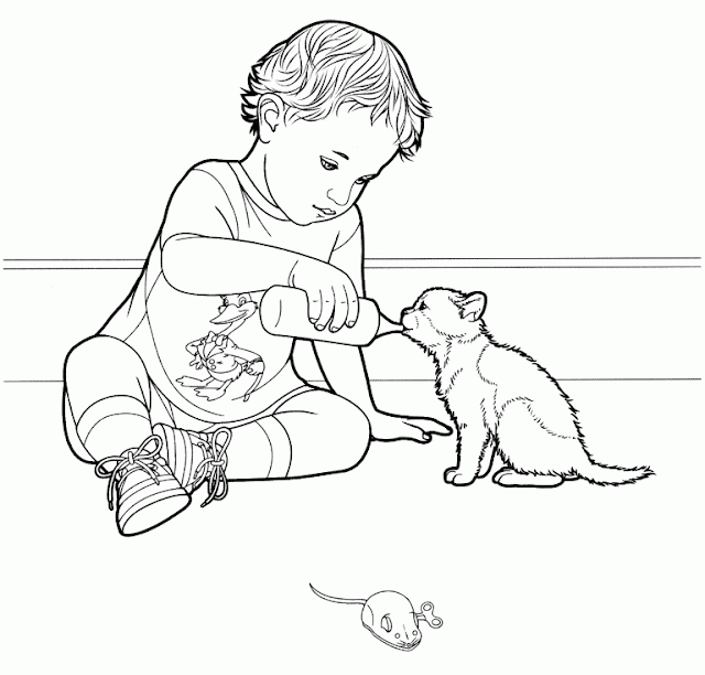 Cat coloring pages for adults free