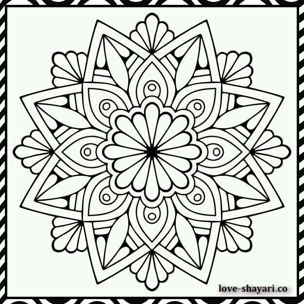 easy doodle mandala art
