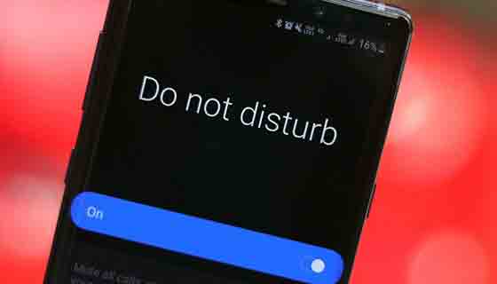 كيفية تعطيل او تفعيل وضع عدم الإزعاج Android Do Not Disturb