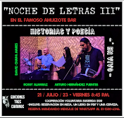 *Próximo evento: Historias y poesía en vivo