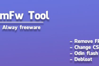 SamFw Tool 4.7 - Remove Samsung FRP one click