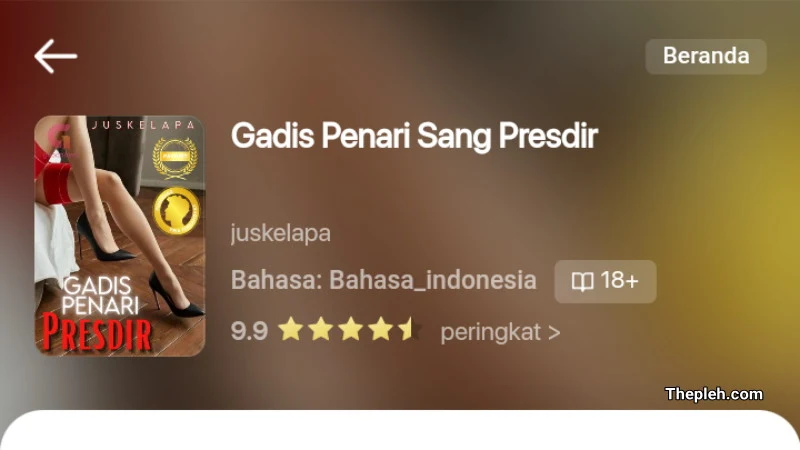 Novel Gadis Penari Sang Presdir