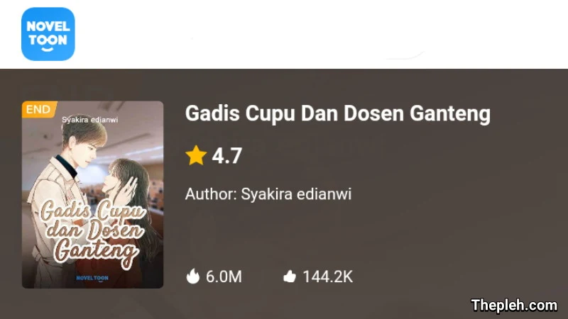 Novel Gadis Cupu dan Dosen Ganteng Gratis