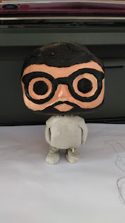 Proceso muñeco funko pop a mano