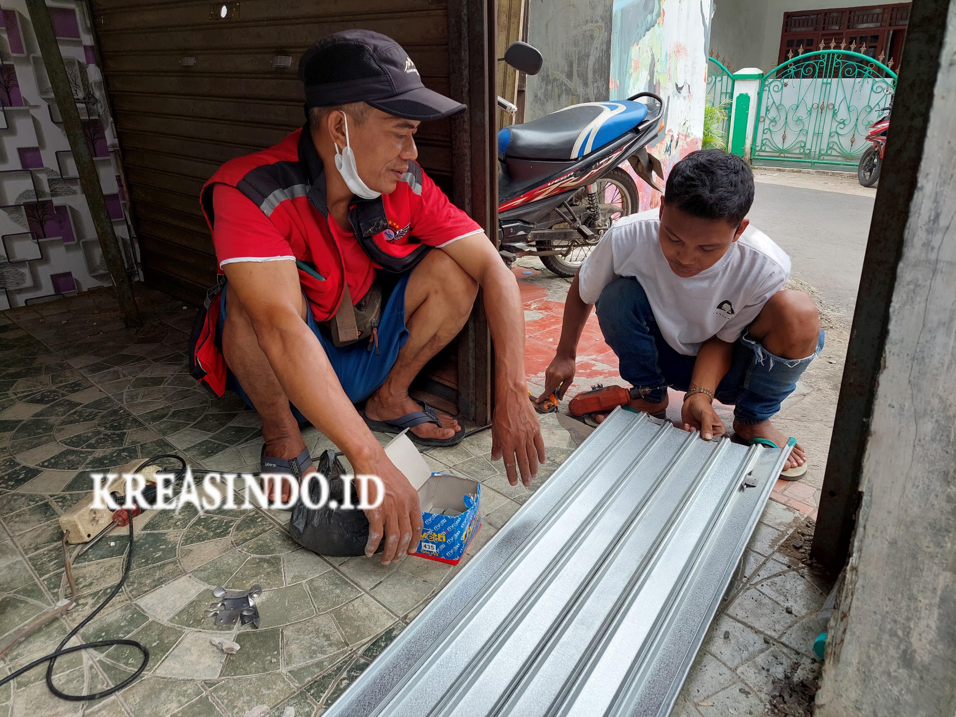 Servis Roling Door Di Gang Masjid Ratu Jaya Rumah Bpk Diman