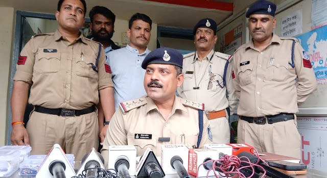 थाना सिविल लाइन की बड़ी उपलब्धि चोरियों का किया पर्दाफाश