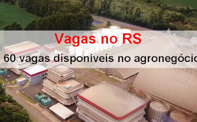 Empresa do Agronegócio abre vagas no RS em diversos setores