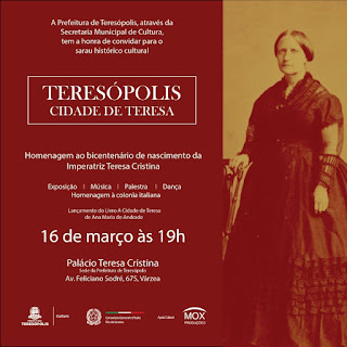 Bicentenário da Imperatriz Teresa Cristina é celebrado em Teresópolis