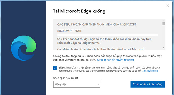 Tải trình duyệt Microsoft Edge cho Win 7/8.1/10/11 mới nhất d