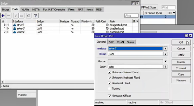 Hướng dẫn cấu hình dịch vụ DHCP Client trên Router MikroTik