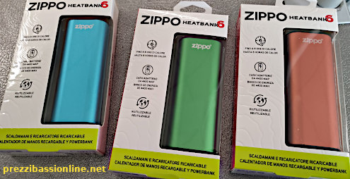 scaldamani e powerbank zippo