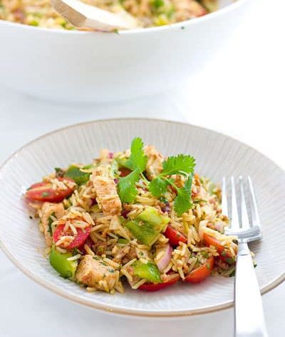 Paella Rice Salad Recipe