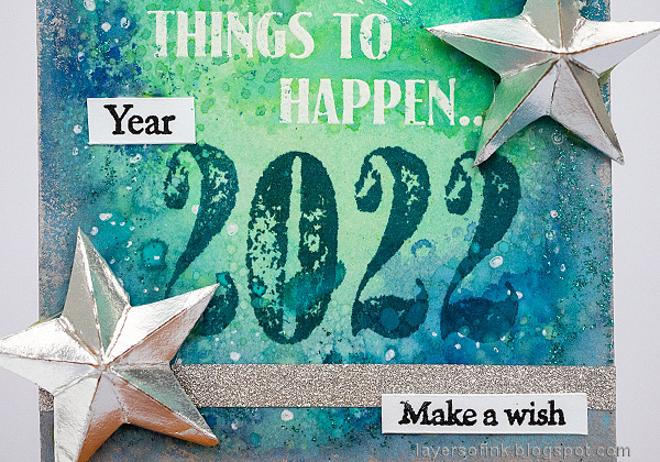 Layers of ink - Wishes 2022 Tag Tutorial by Anna-Karin Evaldsson.