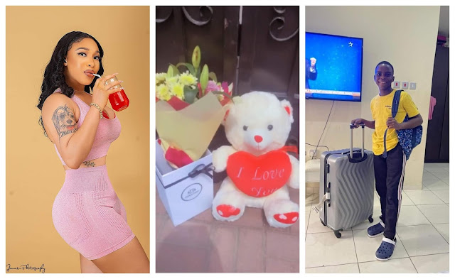 Actress Tonto Dikeh drops Flowers and teddy at Dowen College to celebrate the Posthumous birthday of Sylvester Oromoni (Video)