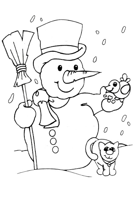 Christmas New Year coloring pages