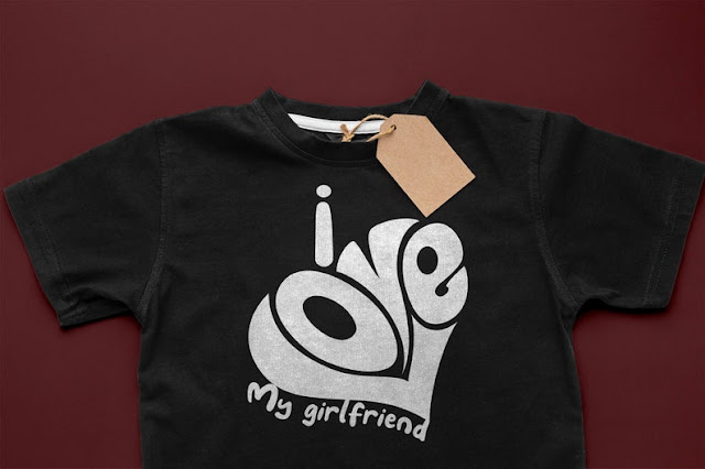 I love my girlfriend boyfriend SVG file, Valentine shirt, Matching Couple Shirt, Valentines day gift, Love PNG Cricut