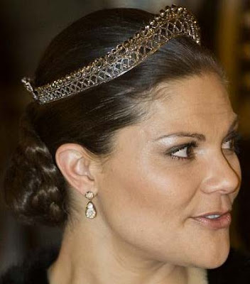 cut steel bandeau tiara sweden crown princess victoria