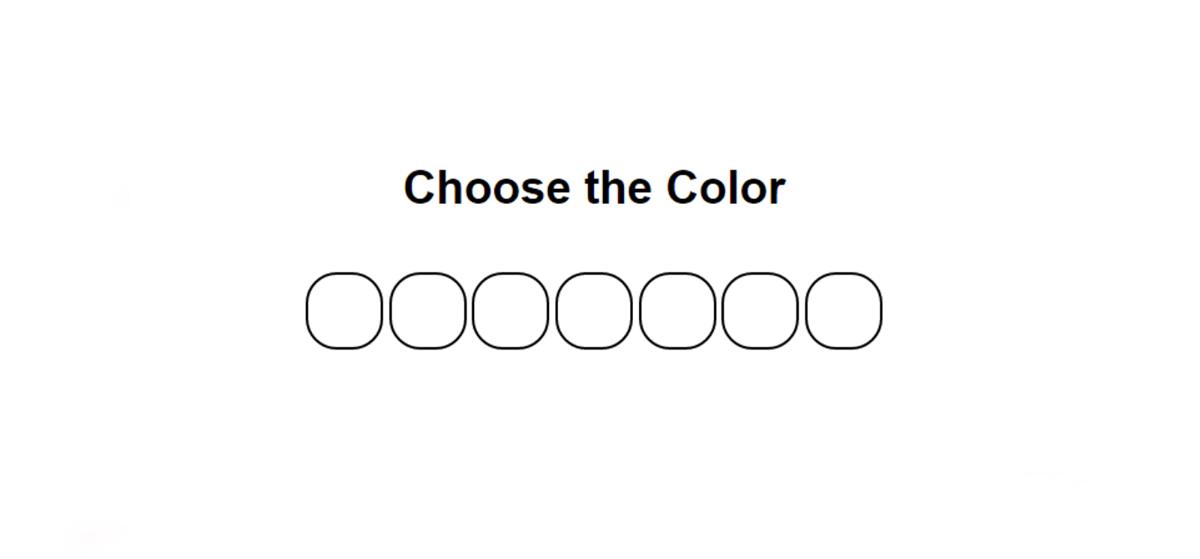 Create color select boxes