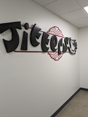 Jitters wall sign