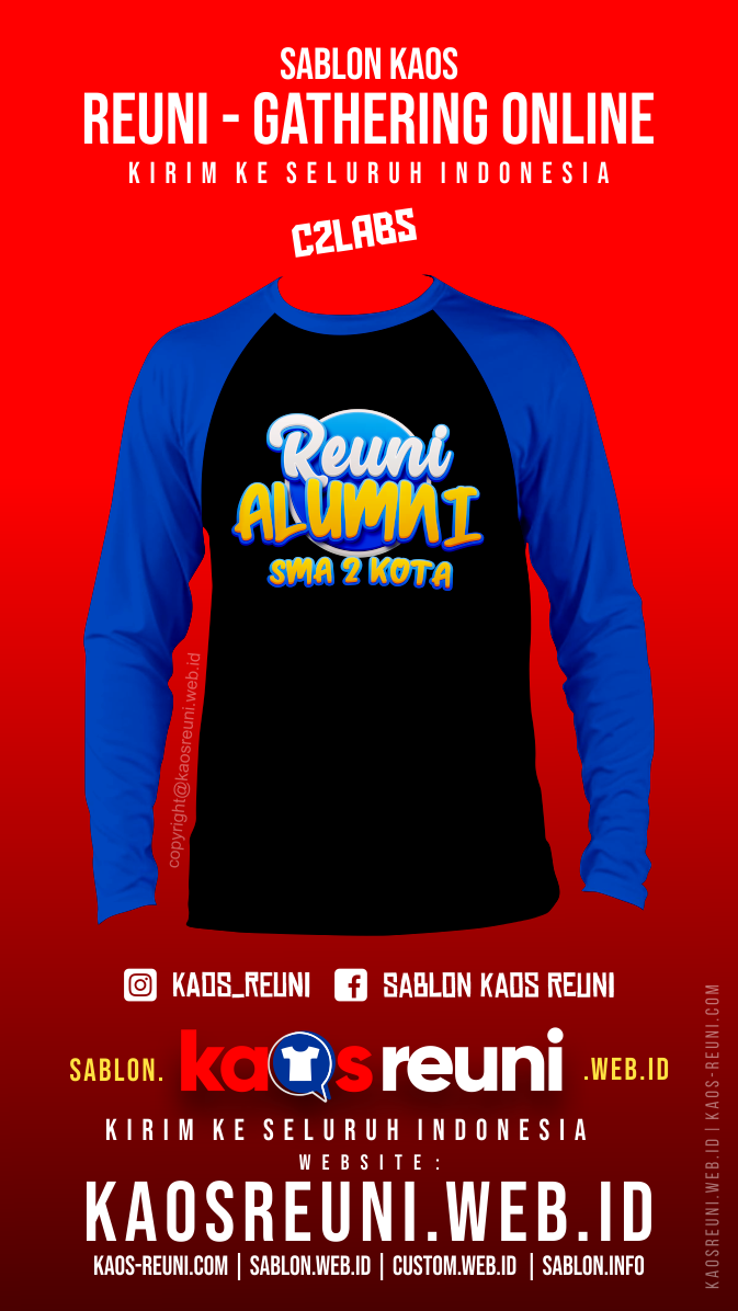 Desain Model Kaos Reuni Terbaru