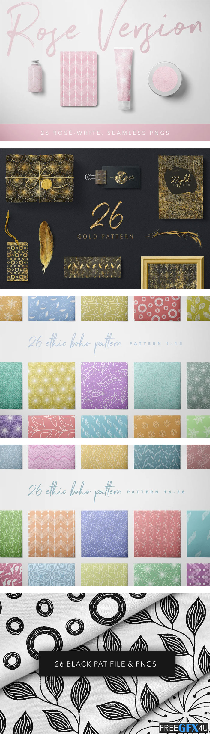 26 Ethnic Boho Patterns