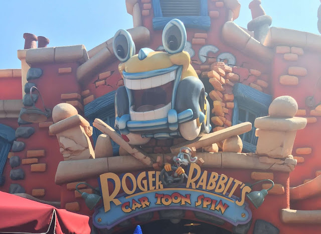 Roger Rabbit's Car Toon Spin Ride Building Disneyland