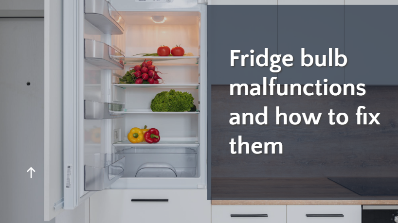 Fridge bulb malfunctions and how to fix them
