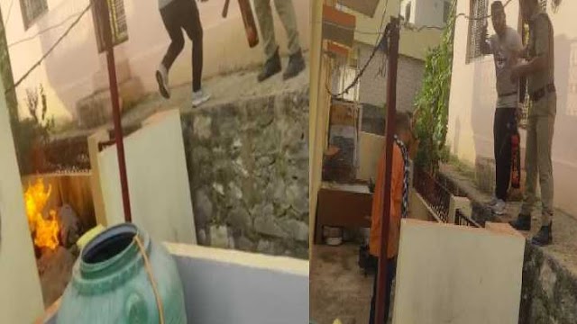 सतपुली में हादसा, घर में लगे गैस सिलेन्डर में लगी आग, मित्र पुलिस ने बुझाई आग 