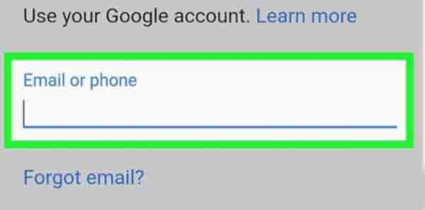 استعادة كلمة مرور Gmail باستخدام تطبيق Gmail