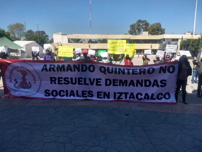 Armando Quintero no resuelve demandas sociales en Iztacalco