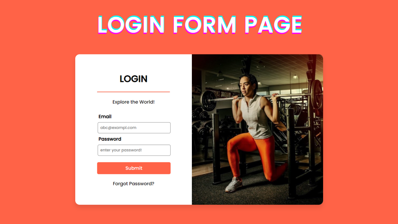 login form image
