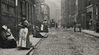 This is Dorset Street, Whitechapel, at the East End of London,...