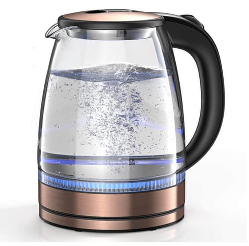 Geenor 1.7L Glass Boiler Electric Tea Kettle