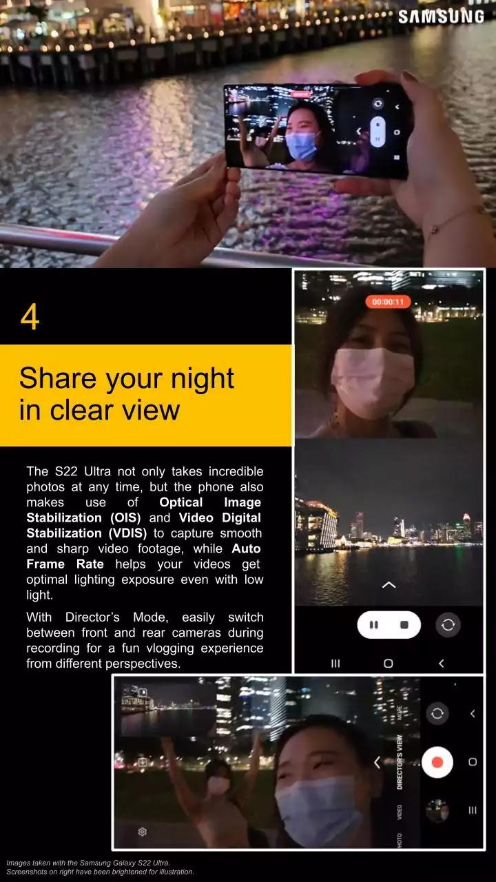 Share your night in clear view