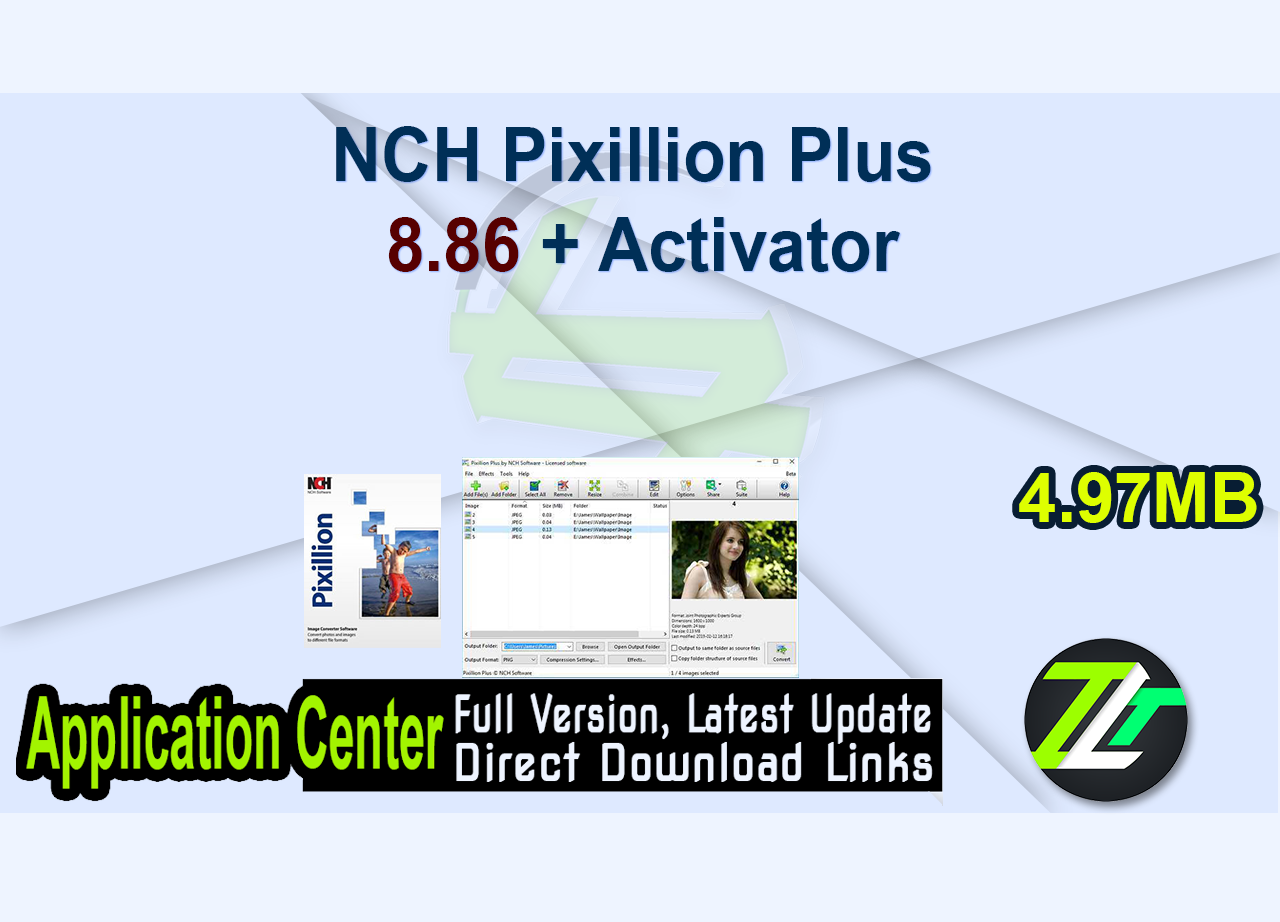 NCH Pixillion Plus 8.86 + Activator