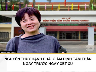  NGUYỄN THÚY HẠNH BỊ TÂM THẦN HAY CHIÊU TRÒ TRỐN TỘI?