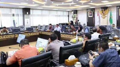 Terima Kunjungan Banggar DPRD Jambi, Sekwan Raflis Paparkan Optimalisasi Pembahasan LKPJ TA 2023