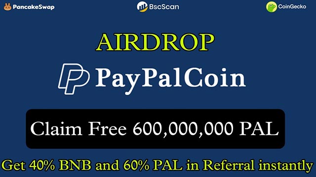 PayPal (PAL) Token Airdrop and Pre-Sale is LIVE on TrustWallet!