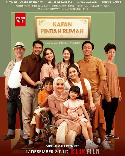 Sinopsis dan Nama Pemain Kapan Pindah Rumah Film 2021