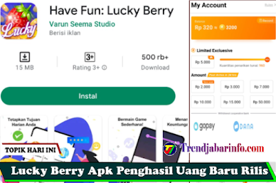 Cara Nuyul Lucky Berry Apk Penghasil Uang Langsung Cair ke DANA