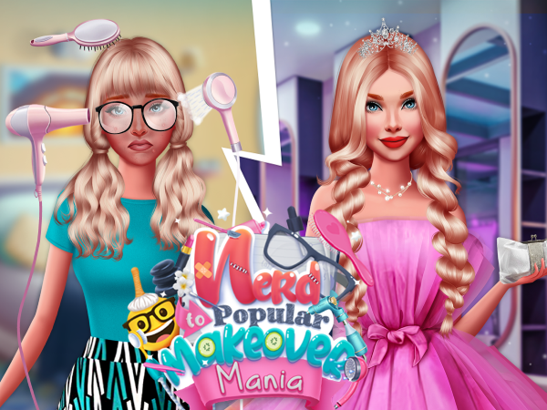Step into the world of glam and transformation with Nerd To Popular Makeover Mania where Babs, the brainy beauty, is on a quest to turn heads and steal hearts at the prom ball. Get ready for a makeover adventure that will leave jaws dropping and sparks flying!