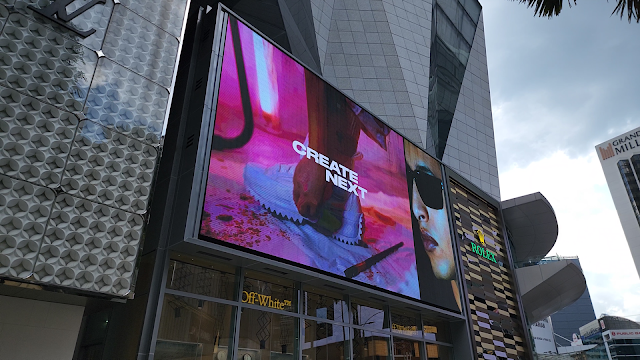 Converse Ad The Starhill Digital Outdoor Advertsing Bukit Bintang Nearby Pavilion Kuala Lumpur Digital Billboard Advertising